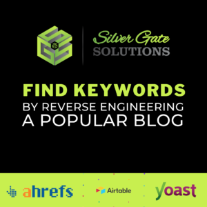 Finding Keywords & Planning Blogs by Reverse Engineering a Popular Blog